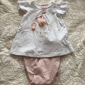 Girls shirt/leggings set